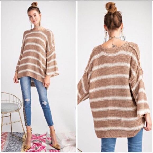 ✨ Easel Striped Oversized Sweater✨ - Picture 3 of 9